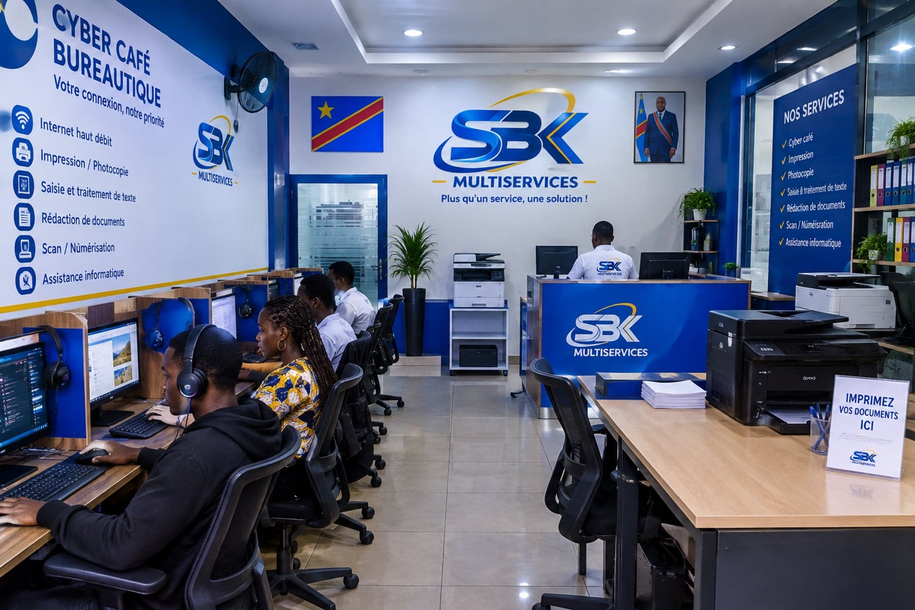 Espace Cyber Café Bureautique SBK MULTISERVICES