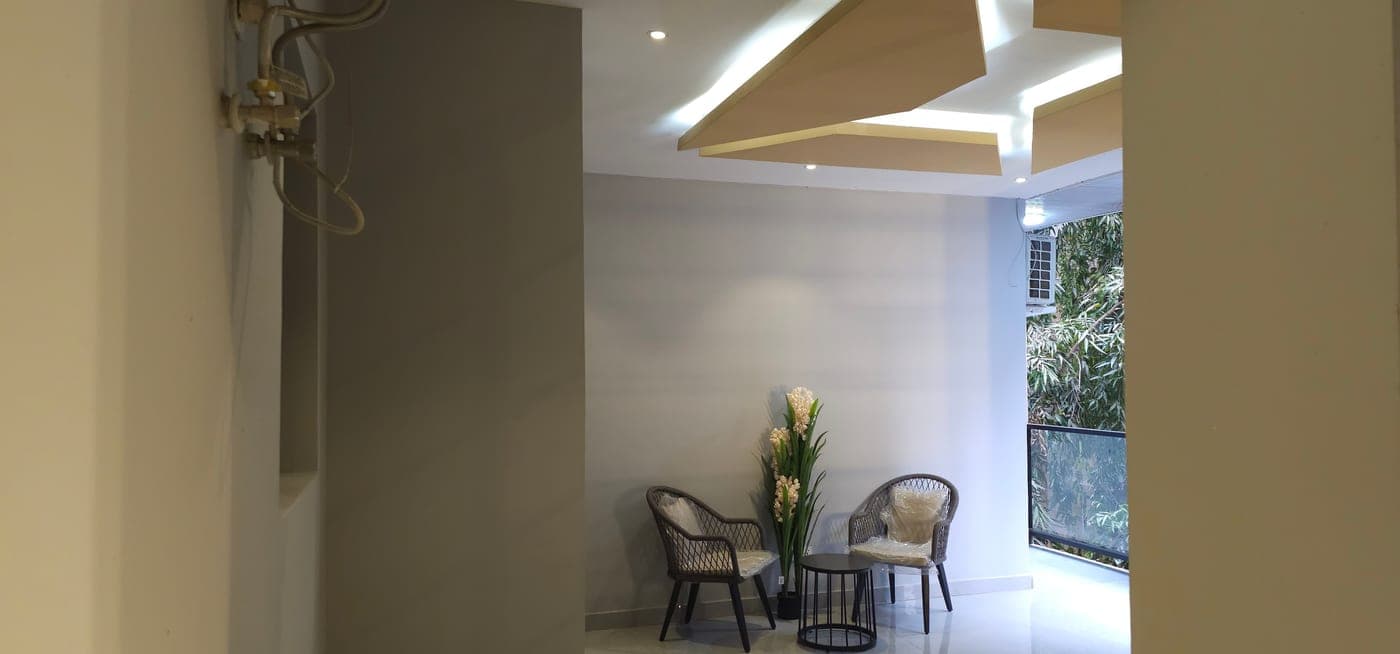 Espace d'accueil de l'immeuble SBK MULTISERVICES